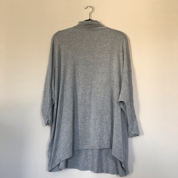 FREE PEOPLE Mock Neck Dolman Terry Tee - Picture 2 of 4